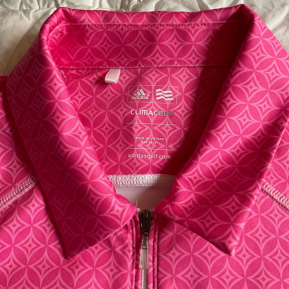 Adidas Vibrant Pink Climacool Polo